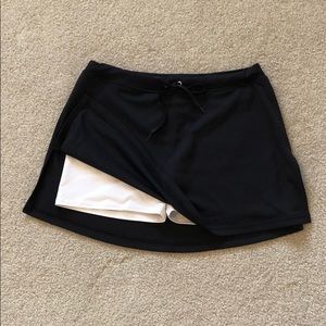 Black Tennis Skort